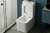 Abber Rechteck AC1210T Унитаз компакт белый, безободковый, смыв торнадо