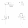 Abber AF8218SP Душевая система Abber Daheim AF8218SP скрытого монтажа без излива, сатин