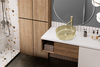 Abber AK2301GG Раковина накладная стеклянная Abber Glas AK2301GG золото