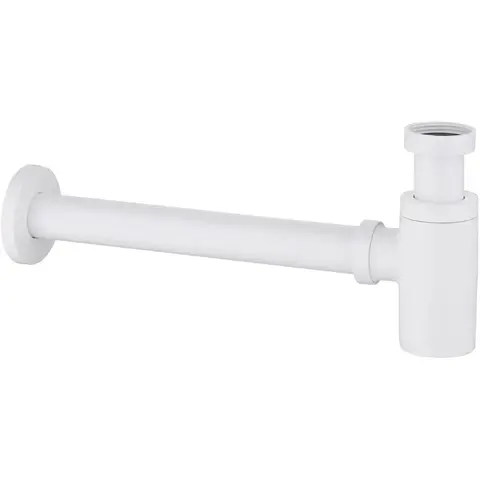 Abber AF0030W Сифон для раковины Abber AF0030W белый матовый