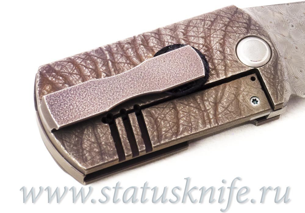 Нож TFK Little Bastard Damascus Kolesnikov carving