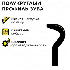 Цепь пильная в кольце DDE 90SG 3/8