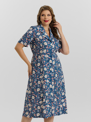 4536 Халат на пуговицах