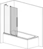 Radaway 10309638-54-01L Furo SL Black PND II Door 638 Left