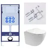 Aquatek SET Aquatek ЕВРОПА T-KKI2 SET Aquatek ЕВРОПА T-KKI2 (рама Aquatek Standard INS-0000012(без клавиши)+крепеж KKI-0000002+унитаз ЕВРОПА AQ1900T-00 с тонким сиденьем soft-close