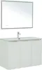 Aquanet 274138 Тумба с раковиной Алвита new 100 подвесная 3 дв. цв.белый матовый (274138)