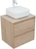 Aquanet 287901 Компл.2 - Тумба Nova Lite 60 2 ящ. цв. дуб крафт (287901)
