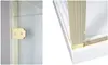 Aquanet NBB122 Компл.2 - NBB1221-1 R Душевая шторка BETA CUBE CLASSIK (1000х1000х2000) золото,стекло прозрачное 8 мм (184917)
