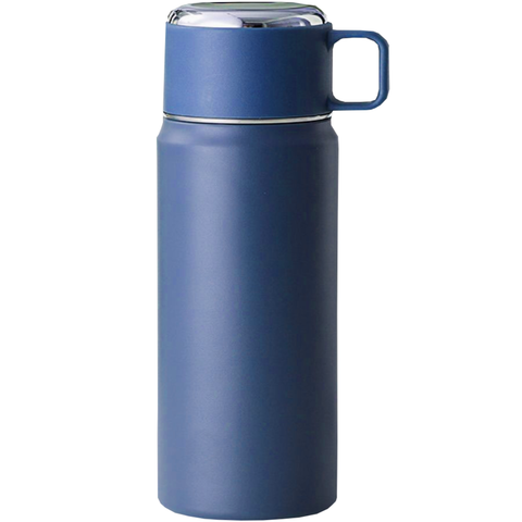 Термос Kärl, цвет: темно-синий, объем: 0,5 л., материал: нержавеющая сталь