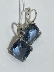 Мармелад (серьги из серебра)
