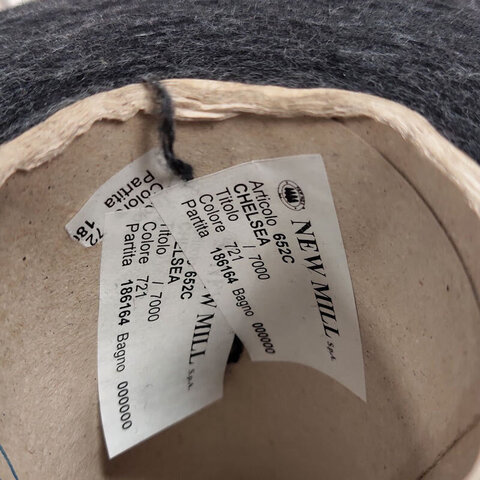 Шерсть (75%) NEW MILL / CHELSEA 700 антрацит