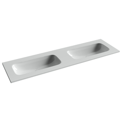Ceramica Nova CN7023wx Раковина мебельная Grace прямоугольная 1610*457*137, с двумя чашами без отвер. под смесител фото