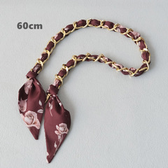 Ручка из цепочки(золото) с платком S-35