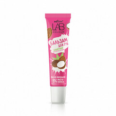 Бальзам смягчающий для губ LAB colour Масло миндаля + 5% масло кокоса , 15 мл ( Белита )