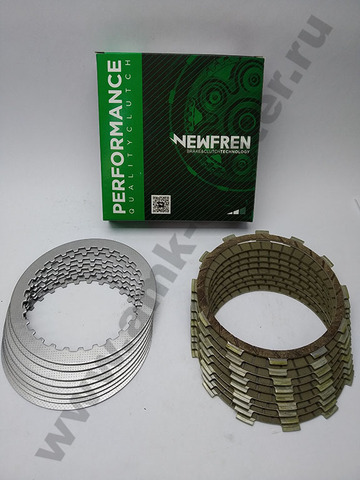 F2946SR Комплект дисков сцепления Performance (фрикционные + металлические) (FCS1315/3) NEWFREN