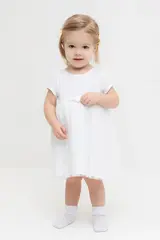 платье  для девочки  К 5858/белый