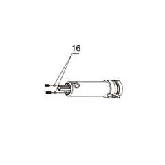 Запчасть №16 для PAG311BWT. Стальной шар D5