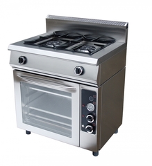 Плита газовая Grill Master с духовкой Ф2ПДГ/600,  800х600х1050  2 горелок 2-я корона