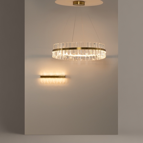 Подвесная светодиодная люстра Maytoni Mirage MOD173PL-L60BS3K