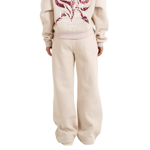 Tailored Flare Jogging Beige