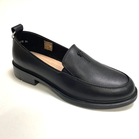 Эвита лоферы   36-42 черн EV35040L-02-1ATK