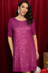 Платье праздничное Блестящий закат (розовое) П14457-39М LT Collection