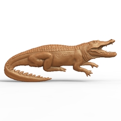 Силиконовый молд № 2131 Крокодил 2 D малый 