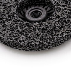 37-1-434 Круг зачист. полимер. (коралловый) Черный, medium grain (средний), 125хМ14х15мм (РемоКолор)