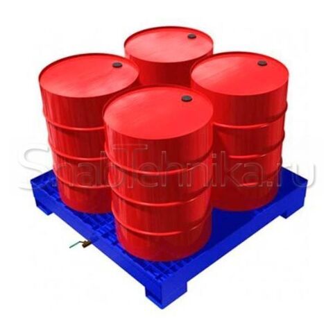 Поддон металлический для бочек ПДБ 4 (1356х1356)