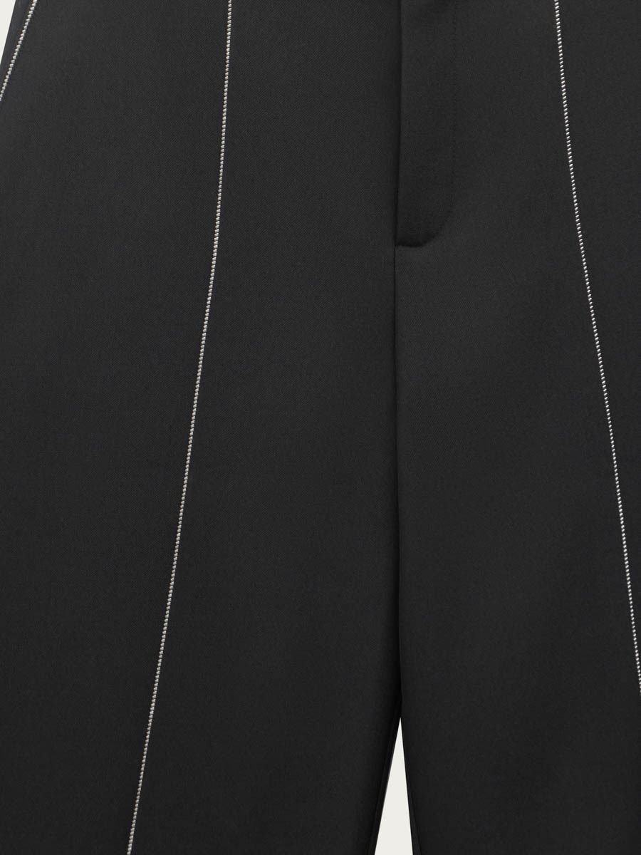 

Брюки Дэвид с контрастными стёжками, Черный