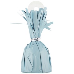 Грузик для шара, Конус, Голубой, 170 г, 1 шт.