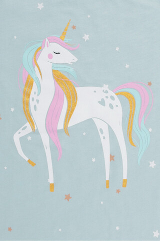 пижама  для девочки  К 1637/зимнее небо,звездочки