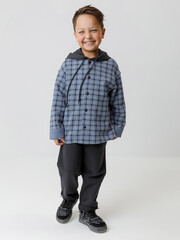 брюки  для мальчика  КР 400831/антрацитовый 3902 к614