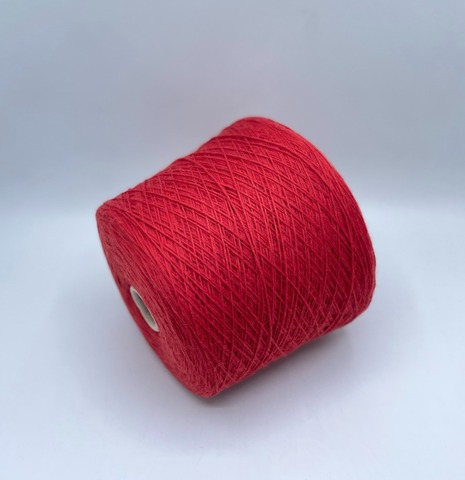 Бобинная пряжа, Toscano, 5/18 360м, 100% Меринос,Томат,37078