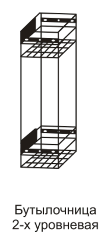 Кухня Марсель шкаф нижний бутылочница 850*150