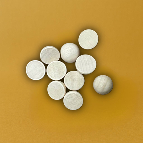 деревянные полубусины 10мм,упаковка 10шт