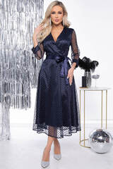 Платье Северное сияние (синее) П11674 LT Collection