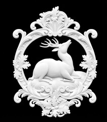 Силиконовый молд № 371 Олень