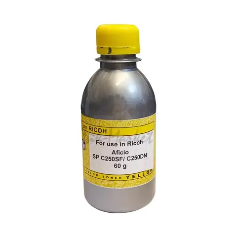 Тонер Silver ATM желтый для RICOH SP C250, C252, C260, C261, C262. Вес 60 гр.