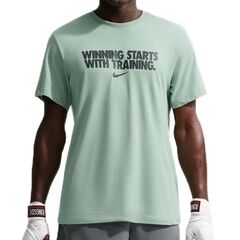Теннисная футболка Nike Dri-Fit Winning - steam/dark smoke grey