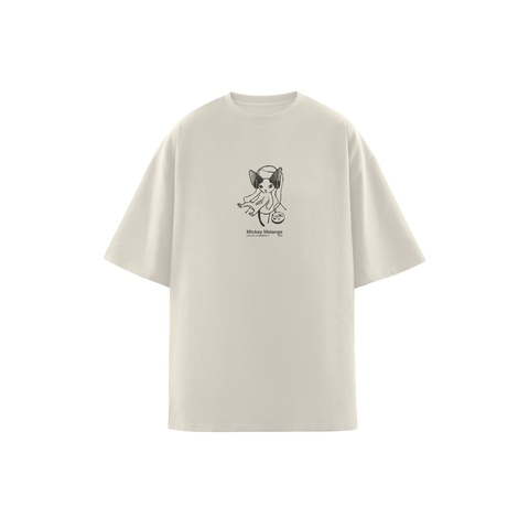 Футболка Called a Garment Mickey T-Shirt "Beige"