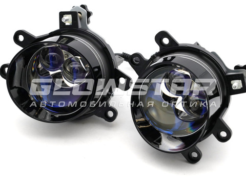 Светодиодные ПТФ Sariti N5 Blue Lens, 3.0 дюйма, 12V, 45/786W, 6000K, крепление Toyota/Lexus (комплект, 2шт)