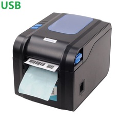 Термальный принтер этикеток Xprinter XP-370B black черный USB