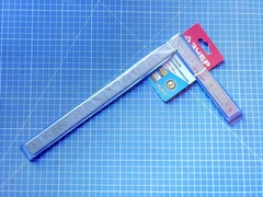 ЗУБР Цель, 300 х 150 мм, цельнометаллический нержавеющий угольник, Профессионал (34350-30)