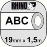 Картридж DYMO с термоусадочной трубкой 19mm x 1.5m, черный на белой трубке