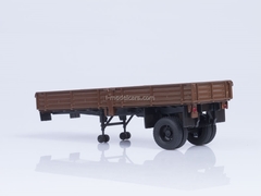 Semitrailer ODAZ-885 brown 1:43 AutoHistory