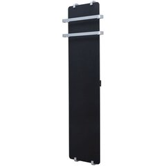 Allen Brau Полотенцесушитель электрический Infinity 180x44 с рейлингом 2.0 и креплением, серебро браш фото