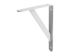 STAYER 250 х 200 х 30 х 4 мм, белый, усиленный уголок-кронштейн (37421-1)