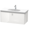 Duravit Brioso Тумба подвесная под раковину 1020х469х452 мм, с 1 выдвижным ящиком, цвет белый глянц 22 (для 034210) BR404702222