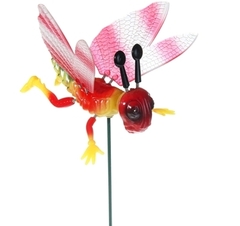 Штекер для комнатных растений  Лягушка оранжевая  7х5х22 см